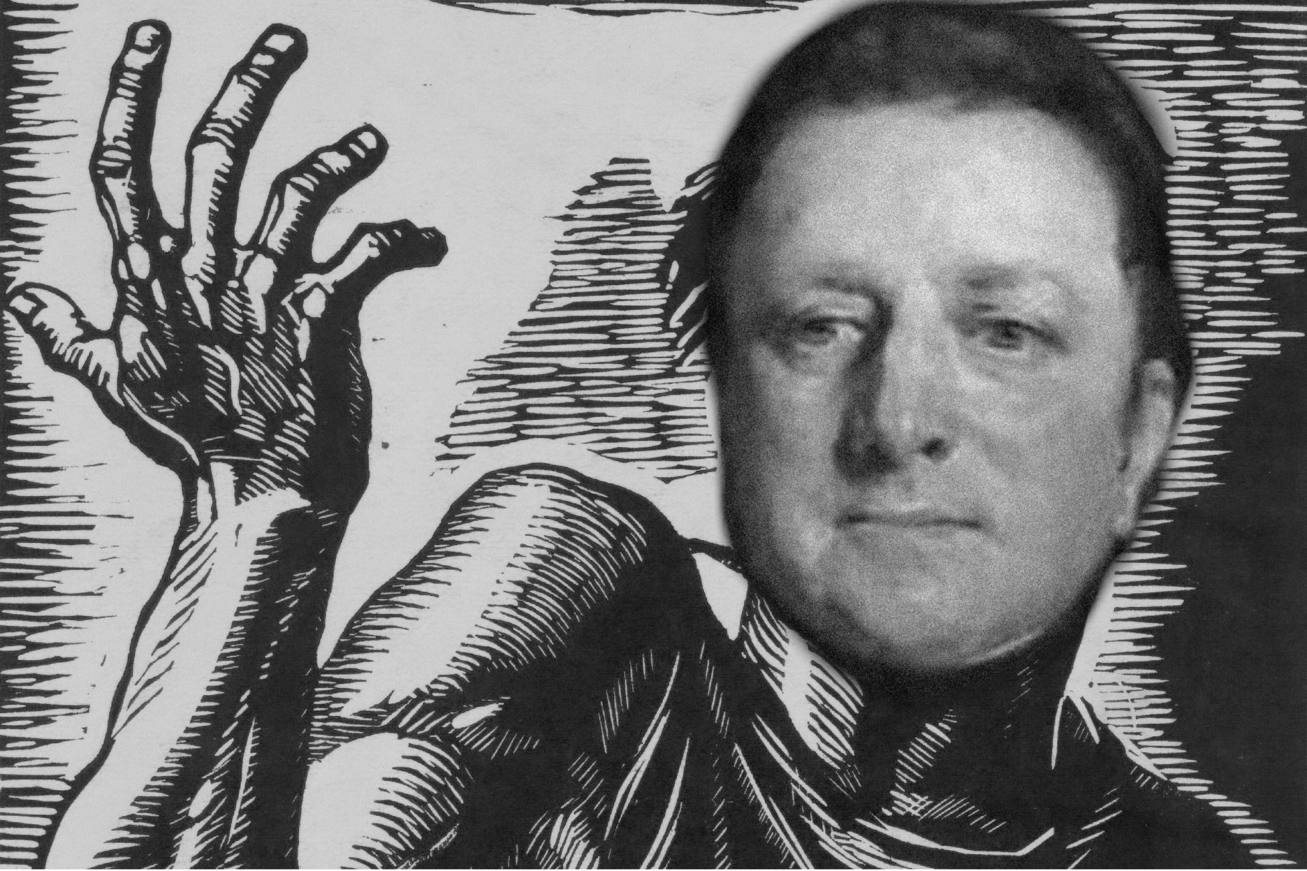 An artistic depiction of Lord Dalhousie rising from the dead